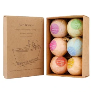 kraft Bath Bomb Boxes